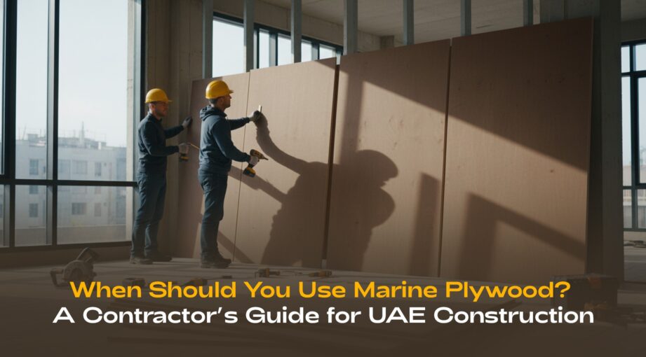 When Should You Use Marine Plywood? A Contractor’s Guide for UAE Construction